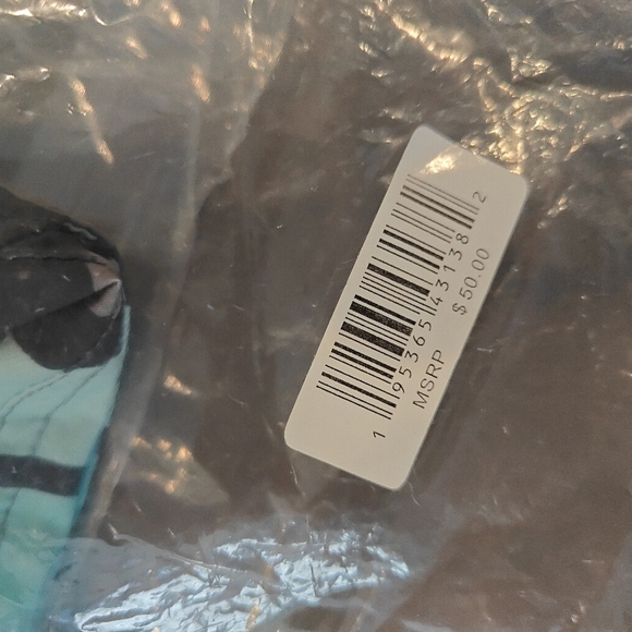 🤍❗ NWT ZEROXPOSUR Men's Grey Blue Ombre Swim Trunks Size Small - Picture 4 of 4